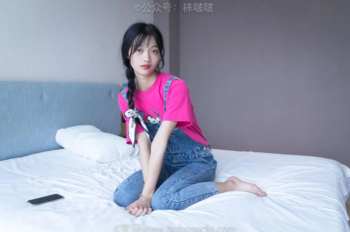 [BoBoSocks袜啵啵]NO.024 涵涵-板鞋、白棉袜、裸足 [134P]插图2